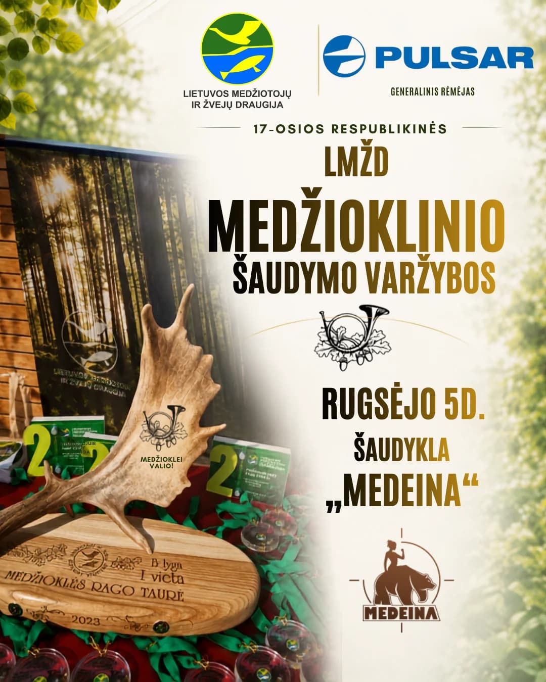 Lietuvos medžiotojų ir žvejų draugijos „Medžioklės rago“ 2026 m. taurė